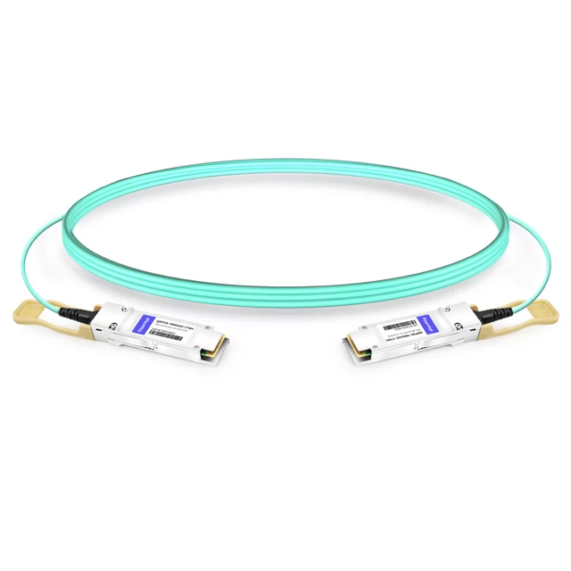 Immersion Liquid Cooling 100G QSFP28 10m AOC Cable | FiberMall