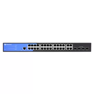 S2100-24T4TS, 24-Port Ethernet Switch L2+, 24x 10/100/1000BASE-T RJ45, with 4x 1G RJ45/SFP Combo Uplinks