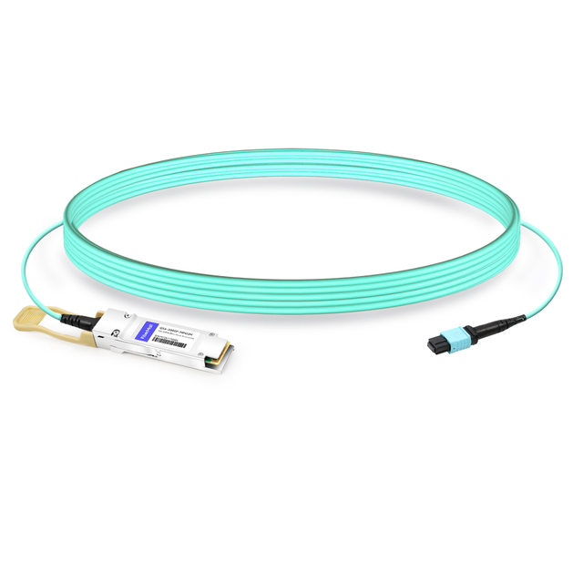 Immersion 200G QSFP56 SR4 MPO Female Pigtail 3m Optical | FiberMall