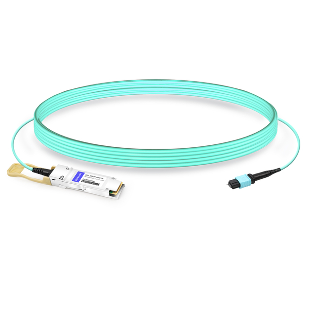 Immersion 200G QSFP56 SR4 MPO Male Pigtail 1m Optical | FiberMall