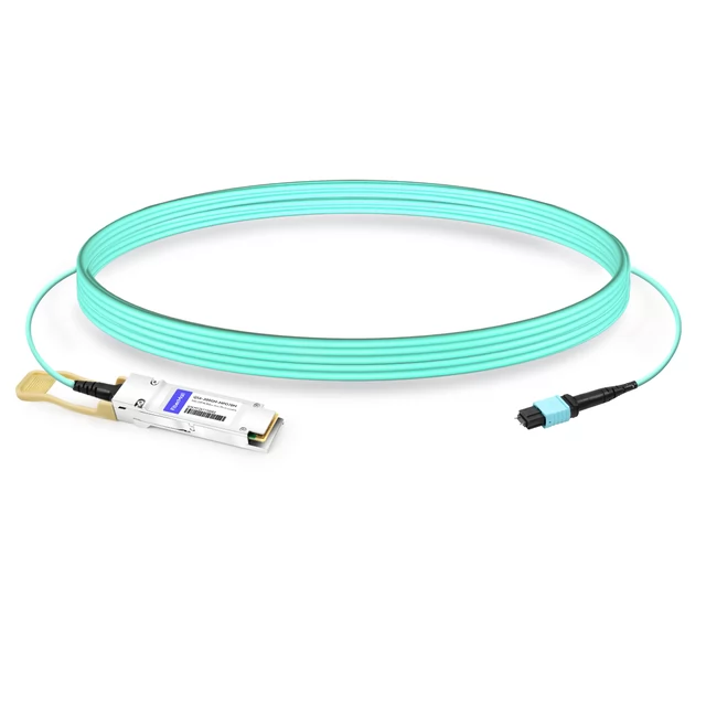 Immersion 200G QSFP56 SR4 MPO Male Pigtail 70m Optical | FiberMall