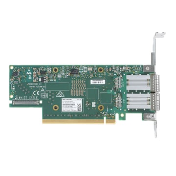 NVIDIA Mellanox MCX653106A-HDAT-SP ConnectX-6 InfiniBand/VPI Adapter Card, HDR/200GbE, Dual-Port QSFP56, PCIe3.0/4.0 x16, Tall Bracket