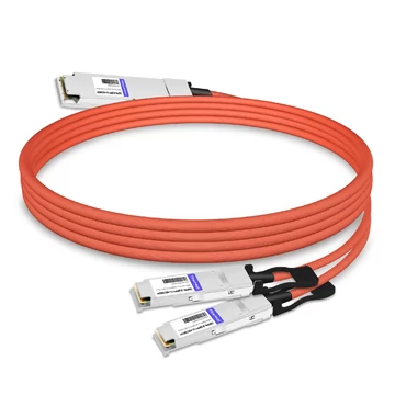 OSFP8-2QSFP112-AEC50CM 0.5m (1.6ft) 800G OSFP to 2x400G QSFP112 Breakout Active Electrical Cable