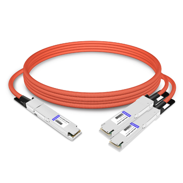 OSFP8-2OSFP4-AEC50CM 0.5m (1.6ft) 800G OSFP to 2x400G OSFP Breakout Active Electrical Cable