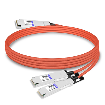 OSFP8-2OSFP4-AEC50CM 0.5m (1.6ft) 800G OSFP to 2x400G OSFP Breakout Active Electrical Cable
