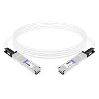 NVIDIA MCP4Y10-N002-FLT Compatible 2m (7ft) 800G Twin-port 2x400G OSFP to 2x400G OSFP InfiniBand NDR Passive DAC, Flat top on one end and Flat top on the other