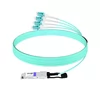 Arista Networks QSFP-8LC-AOC5M Compatible 5m (16ft) 40G QSFP+ to 8 LC Connector Active Optical Breakout Cable