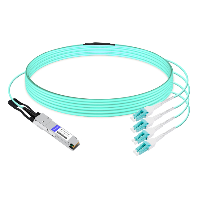 H3C QSFP-8LC-D-AOC-15M Breakout Active Optical Cable | FiberMall