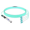 Brocade QSFP-8LC-AOC-3001 Compatible 30m (98ft) 40G QSFP+ to 8 LC Connector Active Optical Breakout Cable