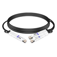 QDD-2QDD-400G-PC50CM 0.5m (1.6ft) 400G QSFP-DD to 2x200G QSFP-DD Passive Direct Attach Copper Breakout Cable