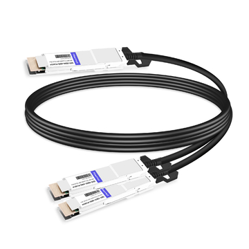 QDD-2QDD-400G-PC50CM 0.5m (1.6ft) 400G QSFP-DD to 2x200G QSFP-DD Passive Direct Attach Copper Breakout Cable