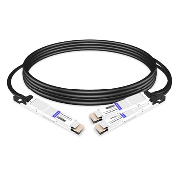 QDD-2QDD-400G-PC1M 1m (3ft) 400G QSFP-DD to 2x200G QSFP-DD Passive Direct Attach Copper Breakout Cable