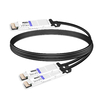 QDD-2QDD-400G-PC2M  2m (7ft) 400G QSFP-DD to 2x200G QSFP-DD Passive Direct Attach Copper Breakout Cable
