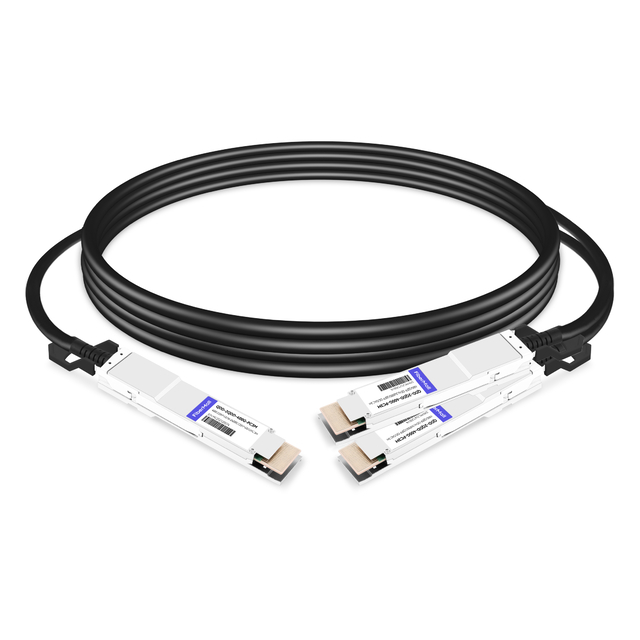 400G QSFP-DD to 2x200G QSFP-DD Breakout DAC Cable 3m | FiberMall