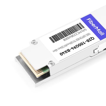 Mikrotik Compatible 100G QSFP28 BIDI TX1309nm/RX1304nm Single Lambda LC SMF 40km PAM4 DDM Optical Transceiver Module