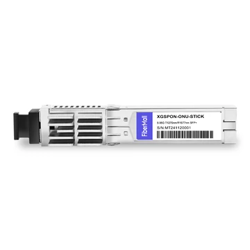 Calix 100-05610 Compatible XGSPON ONU Stick with WAS-110 SFP+ TX-9.95G/RX-9.95G TX-1270nm/RX-1577nm SC/APC DDM Optical Transceivers