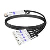 QDD-4Q28-200G-PC50CM 0.5m (1.6ft) 200G QSFP-DD to 4x50G QSFP28 Passive Direct Attach Copper Breakout Cable