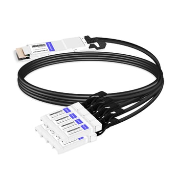 QDD-8SFP28-200G-PC50CM 0.5m (1.6ft) 200G QSFP-DD to 8 x 25G SFP28 Passive Direct Attach Copper Breakout Cable