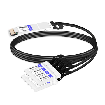 QDD-8SFP28-200G-PC2.5M 2.5m (8ft) 200G QSFP-DD to 8 x 25G SFP28 Passive Direct Attach Copper Breakout Cable