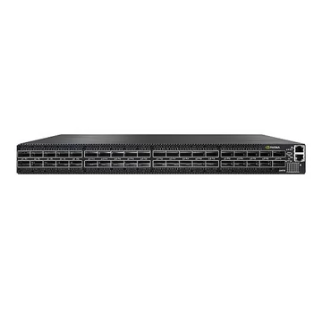 NVIDIA MQM9700-NS2R Quantum-2 NDR InfiniBand Switch, 64-ports NDR 400Gb/s, 32 OSFP Ports, Managed, P2C Airflow(reverse)