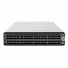 NVIDIA SN5600 (920-9N42F-00RI-7C0) Spectrum-4 based 800GbE 2U Open Ethernet switch with Cumulus Linux authentication, 64 OSFP ports and 1 SFP28 port, 2 power supplies (AC), x86 CPU, Secure Boot, standard depth, C2P airflow, tool-less rail kit