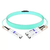 Mellanox MFS1S50-V003E 호환 3m(10피트) 200G QSFP56 ~ 2x100G QSFP56 PAM4 브레이크아웃 액티브 광 케이블