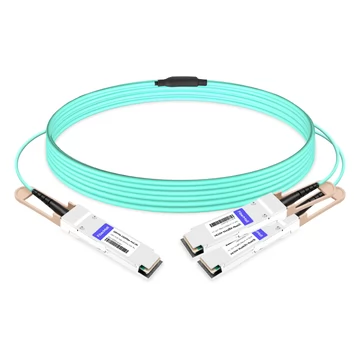 Mellanox MFS1S50-H003E Совместимый активный оптический кабель 3 м (10 футов) 200G HDR QSFP56 — 2x100G QSFP56 PAM4 Breakout Active Optical Cable