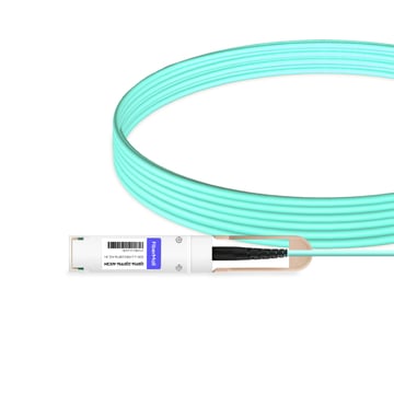 NVIDIA MFS1S50-H003V Compatible 3m (10ft) 200G InfiniBand HDR QSFP56 a 2x100G QSFP56 PAM4 Breakout Active Cable óptico