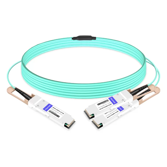 H3C QSFP56-200G-2QSFP56-100G-AOC-10m 200G QSFP56 AOC | FiberMall