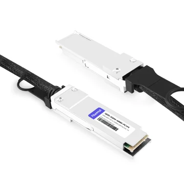 MikroTik Compatible 1m (3ft) 400G QSFP-DD to 2x200G QSFP56 PAM4 Passive Breakout Direct Attach Copper Cable