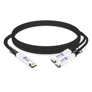 400Gb QSFP-DD to 2x200G QSFP56 Breakout DAC 1.5m | FiberMall