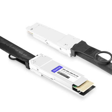MikroTik Compatible 1.5m (5ft) 400G QSFP-DD to 2x200G QSFP56 PAM4 Passive Breakout Direct Attach Copper Cable