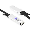 MikroTik Compatible 50cm (1.6ft) 400G QSFP-DD to 2x200G QSFP56 PAM4 Passive Breakout Direct Attach Copper Cable