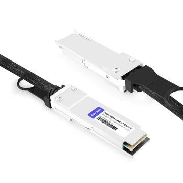MikroTik Compatible 50cm (1.6ft) 400G QSFP-DD to 2x200G QSFP56 PAM4 Passive Breakout Direct Attach Copper Cable