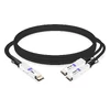 MikroTik Compatible 2m (7ft) 400G QSFP-DD to 2x200G QSFP56 PAM4 Passive Breakout Direct Attach Copper Cable