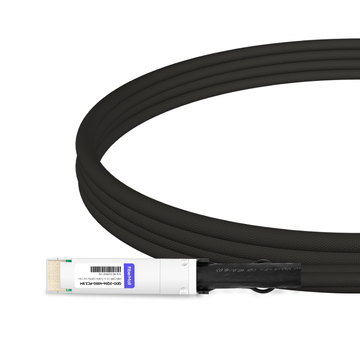 MikroTik Compatible 2.5m (8ft) 400G QSFP-DD to 2x200G QSFP56 PAM4 Passive Breakout Direct Attach Copper Cable