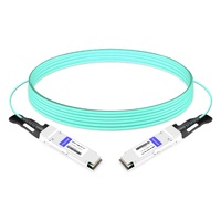 Cisco QSFP-100G-AOC1M Compatible 1m (3ft) 100G QSFP28 to QSFP28 Active Optical Cable
