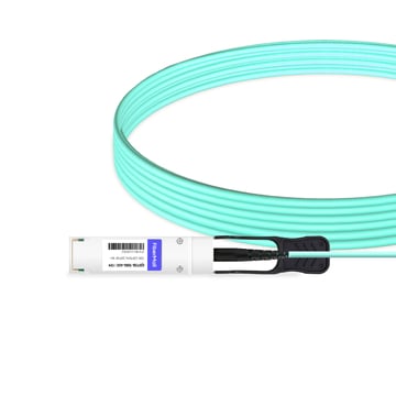 H3C QSFP-100G-D-AOC-10M Compatible 10m (33ft) 100G QSFP28 to QSFP28 Active Optical Cable