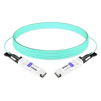 QSFP28-100G-AOC-15M 15m (49ft) 100G QSFP28 to QSFP28 Active Optical Cable