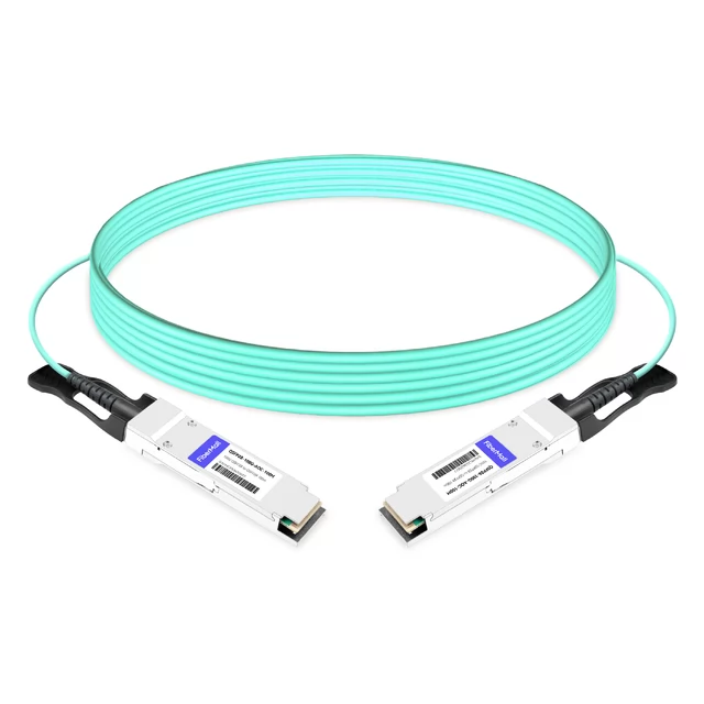 100G QSFP28 to QSFP28 Active Optical Cable OM3 100m | FiberMall