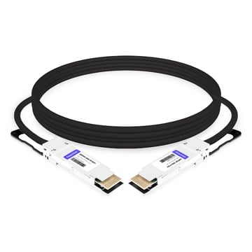 NVIDIA(Mellanox) MCP1660-W00AE30 Compatible 0.5m (1.6ft) 400G QSFP-DD to QSFP-DD PAM4 Passive Direct Attach Copper Twinax Cable