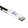 Dell DAC-Q56DD-400G-0.5M Compatible 0.5m (1.6ft) 400G QSFP-DD to QSFP-DD PAM4 Passive Direct Attach Copper Twinax Cable