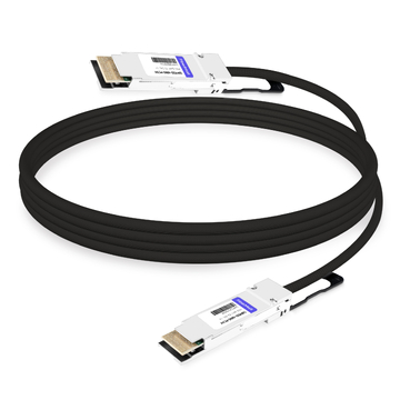 Huawei QSFP-DD-400G-CU1M Compatible 1m (3ft) 400G QSFP-DD to QSFP-DD PAM4 Passive Direct Attach Copper Twinax Cable