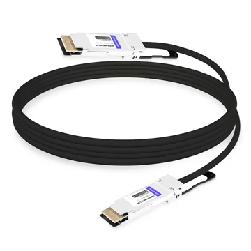 QSFPDD-400G-PC1.5M 1.5m (5ft) 400G QSFP-DD to QSFP-DD PAM4 Passive Direct Attach Copper Twinax Cable