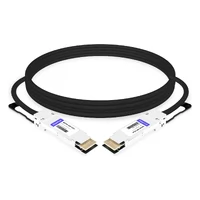 QSFPDD-400G-PC2M 2m (7ft) 400G QSFP-DD to QSFP-DD PAM4 Passive Direct Attach Copper Twinax Cable