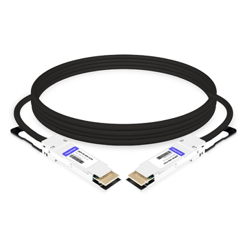 DELL ACC-Q56DD-400G-3M Compatible 3m (10ft) 400G QSFP-DD to QSFP-DD PAM4 Active Direct Attach Copper Twinax Cable