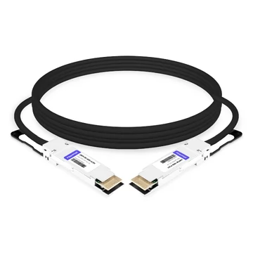 QSFP-DD-400G-AC3M 3m (10ft) 400G QSFP-DD to QSFP-DD PAM4 Active Direct Attach Copper Twinax Cable