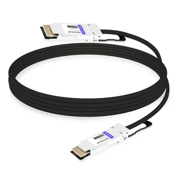 QSFP-DD-400G-AC3M 3m (10ft) 400G QSFP-DD to QSFP-DD PAM4 Active Direct Attach Copper Twinax Cable