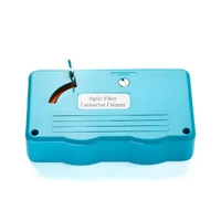 Fiber Optic Cleaning Box For SC/FC/ST/MU/LC/MPO/MT/MTRJ Connector, Replaceable Cores (500+ Times)