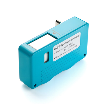 Fiber Optic Cleaning Box For SC/FC/ST/MU/LC/MPO/MT/MTRJ Connector, Replaceable Cores (500+ Times)